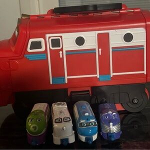 Chuggington Storage Train with 4 trains